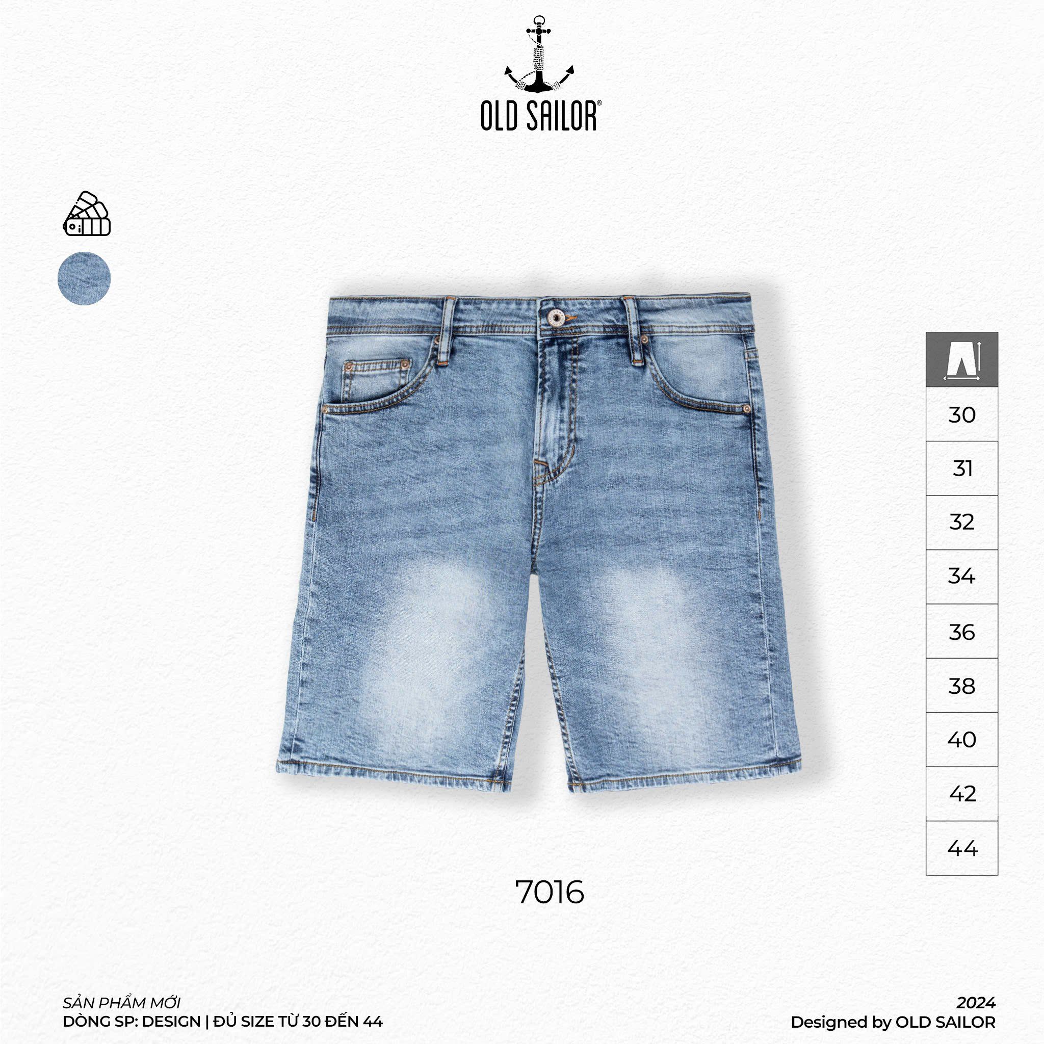  Quần Short Nam Denim Old Sailor - 7016 - Big size upto 44 
