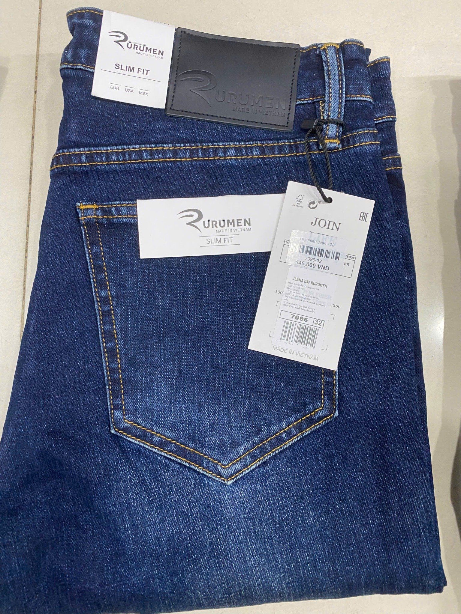  Quần Jeans Old Sailor Rurumen Jean - 7096 