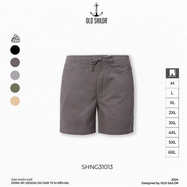 Quần Short Nam Kaki Old Sailor - SHNG31013 - Big Size upto 6XL - SN8 - 2024 