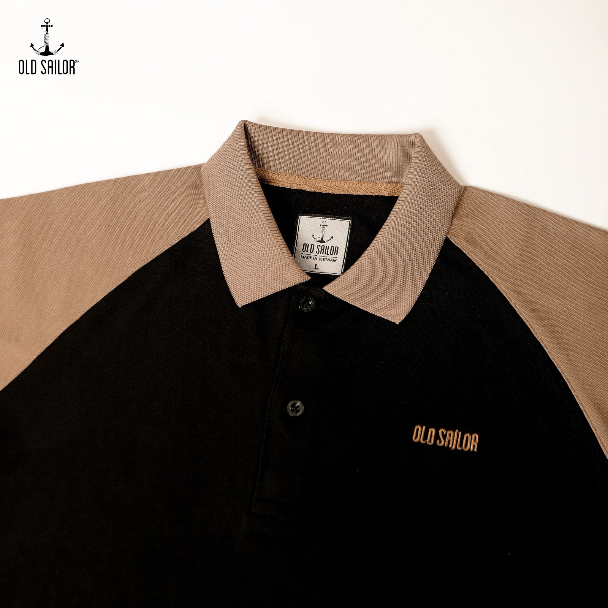  Áo polo phối màu Old Sailor - PLDE88551 - Big size upto 5XL 