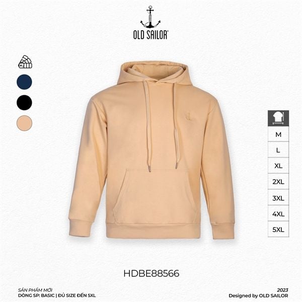  Áo Hoodie Nam Old Sailor - HDBE88566 - Big size upto 5XL 