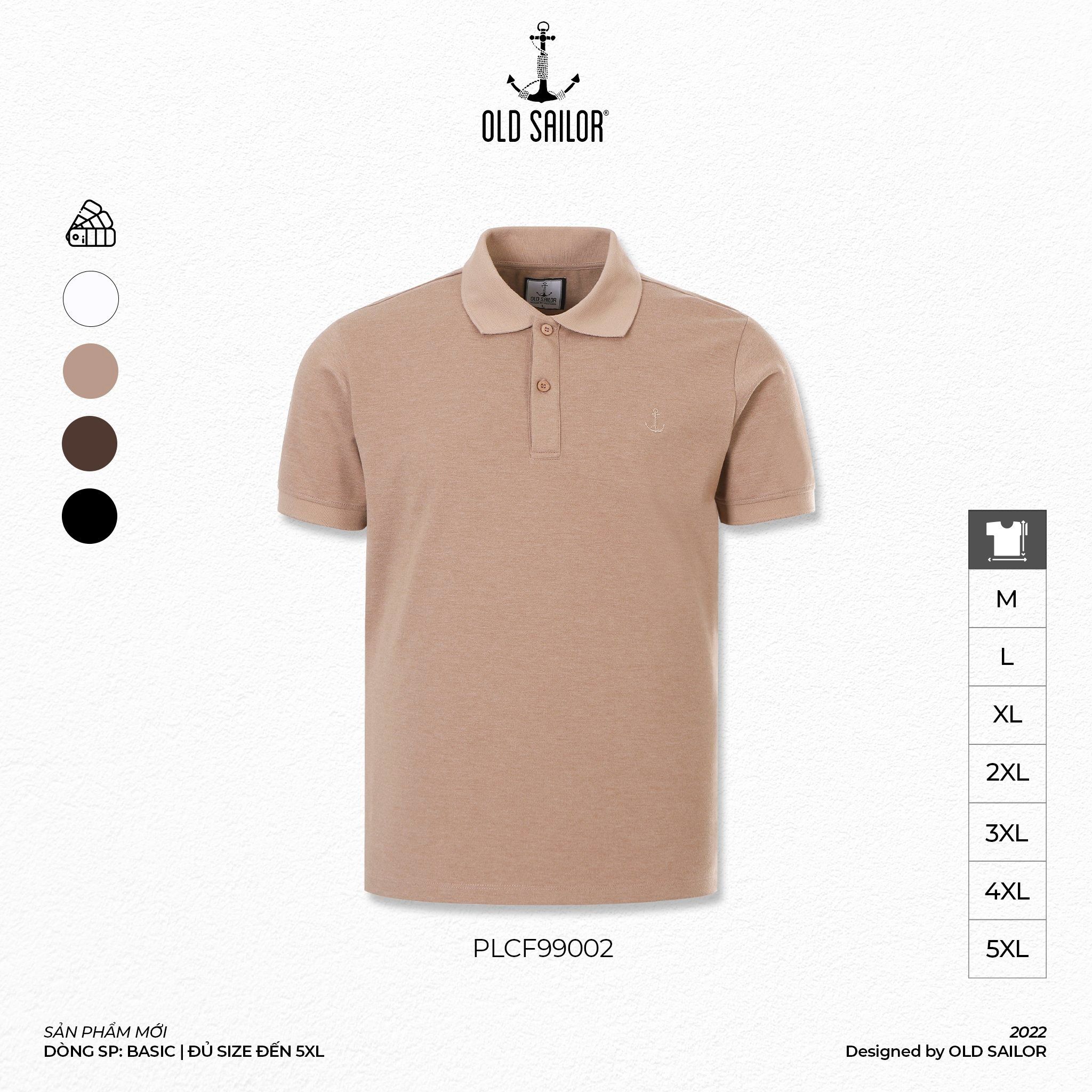  Áo Polo Nam Basic Old Sailor - PLCF99002 - Big size upto 5XL - SN8 - KM50 