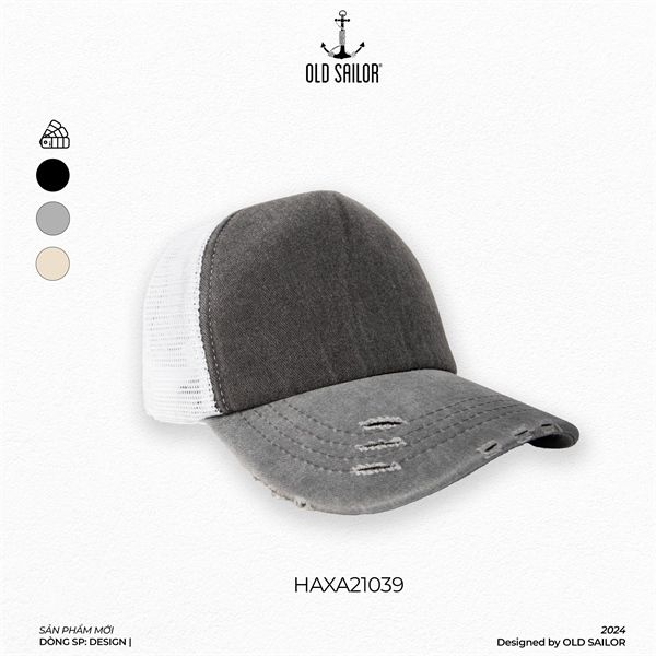  Nón Lưỡi Trai Wash Old Sailor - HAXA 21039 