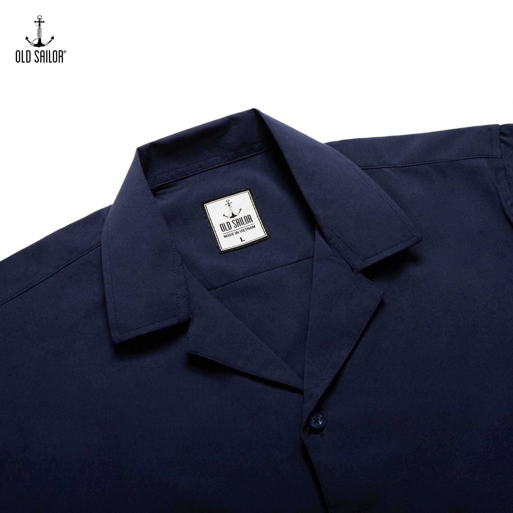  Áo sơ mi coban vải nano Old Sailor - Navy - SMXD88558 - xanh đen - Big Size Upto 5XL 