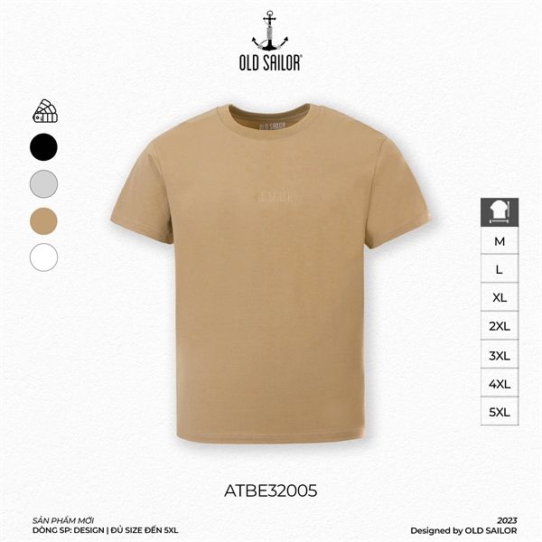  Áo thun vải tính năng aero cool Old Sailor - ATBE32005 - Big Size Upto 5XL - SN8 - 2023 