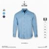 Sơ mi nam vải bamboo Old Sailor - O.S.L PREMIUM BAMBOO LONG SHIRT - BLUE - SMXA88544 - xanh - Big size upto 5XL