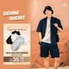 Quần Short Nam Cotton Denim Old Sailor - SHDD88652 - Bigsize up to 5xl - 88652