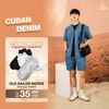 Áo Sơ Mi Cuban Cotton Denim Old Sailor - SMLD88653 - Bigsize Upto 5XL