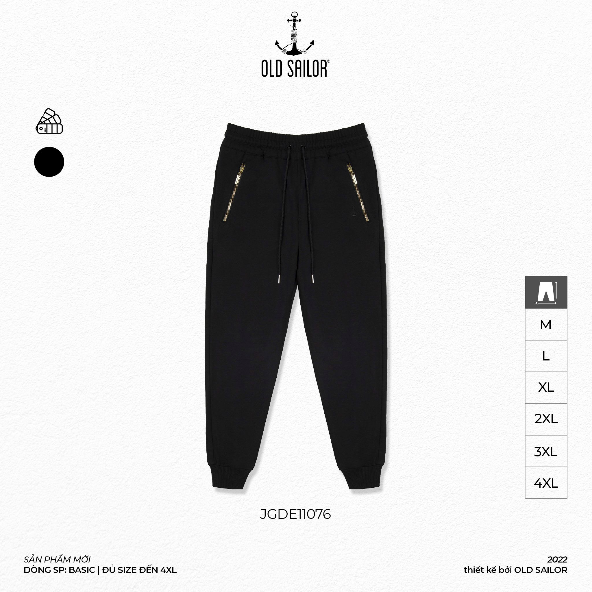  Quần Jogger Old Sailor - JGDE11076 - Big size upto 4XL - KM50 