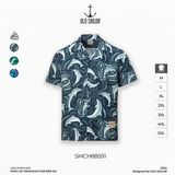  Áo Sơ Mi Hoạ Tiết Cá Heo Old Sailor - SMCH88591 - Big Size upto 5XL 