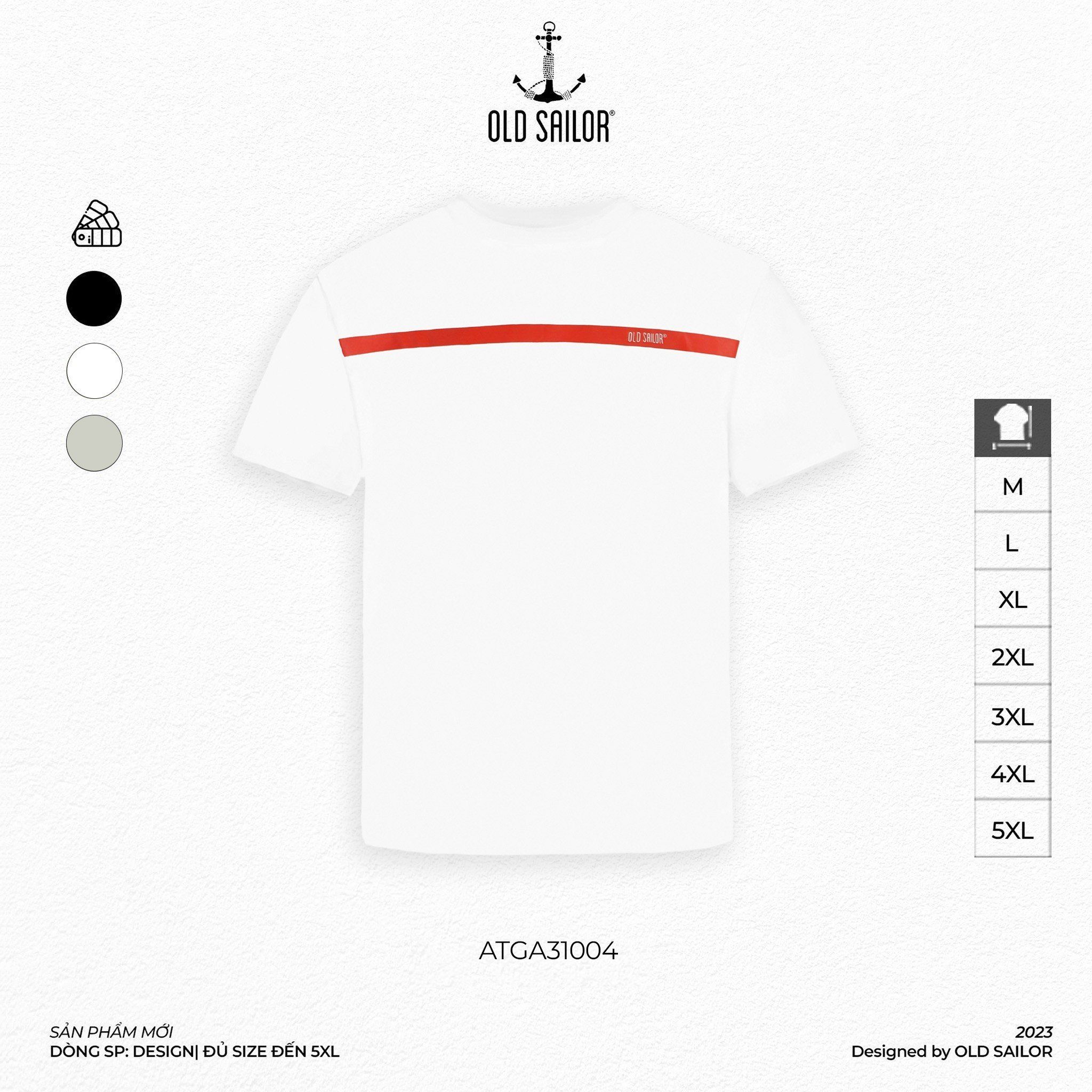  Áo Thun Nam Red Line  Old Sailor - ATGA31004 - Big size upto 5XL 