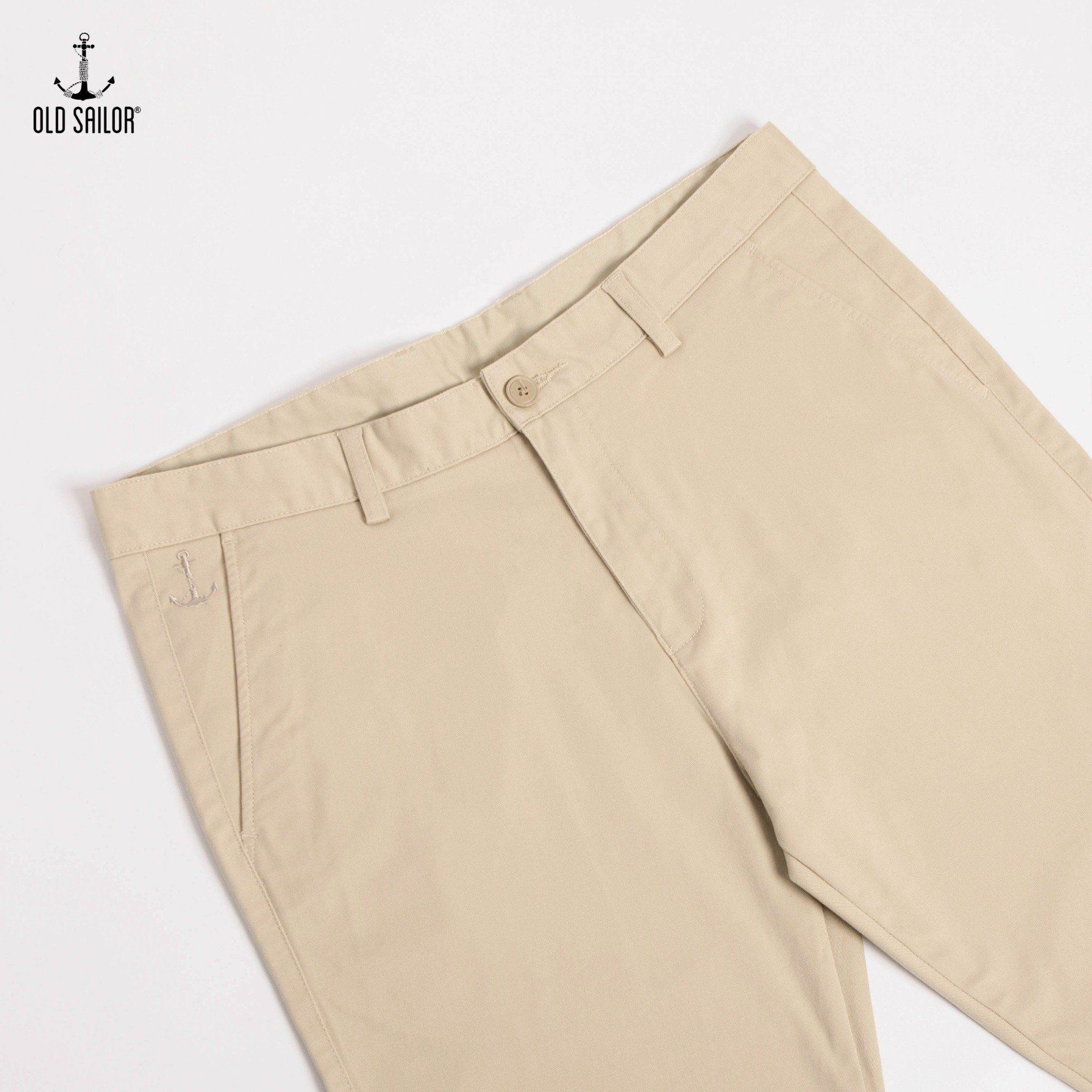  Quần kaki basic nam form slim-fit Old Sailor - QKBE31007 - Big size upto 42 - 2023 