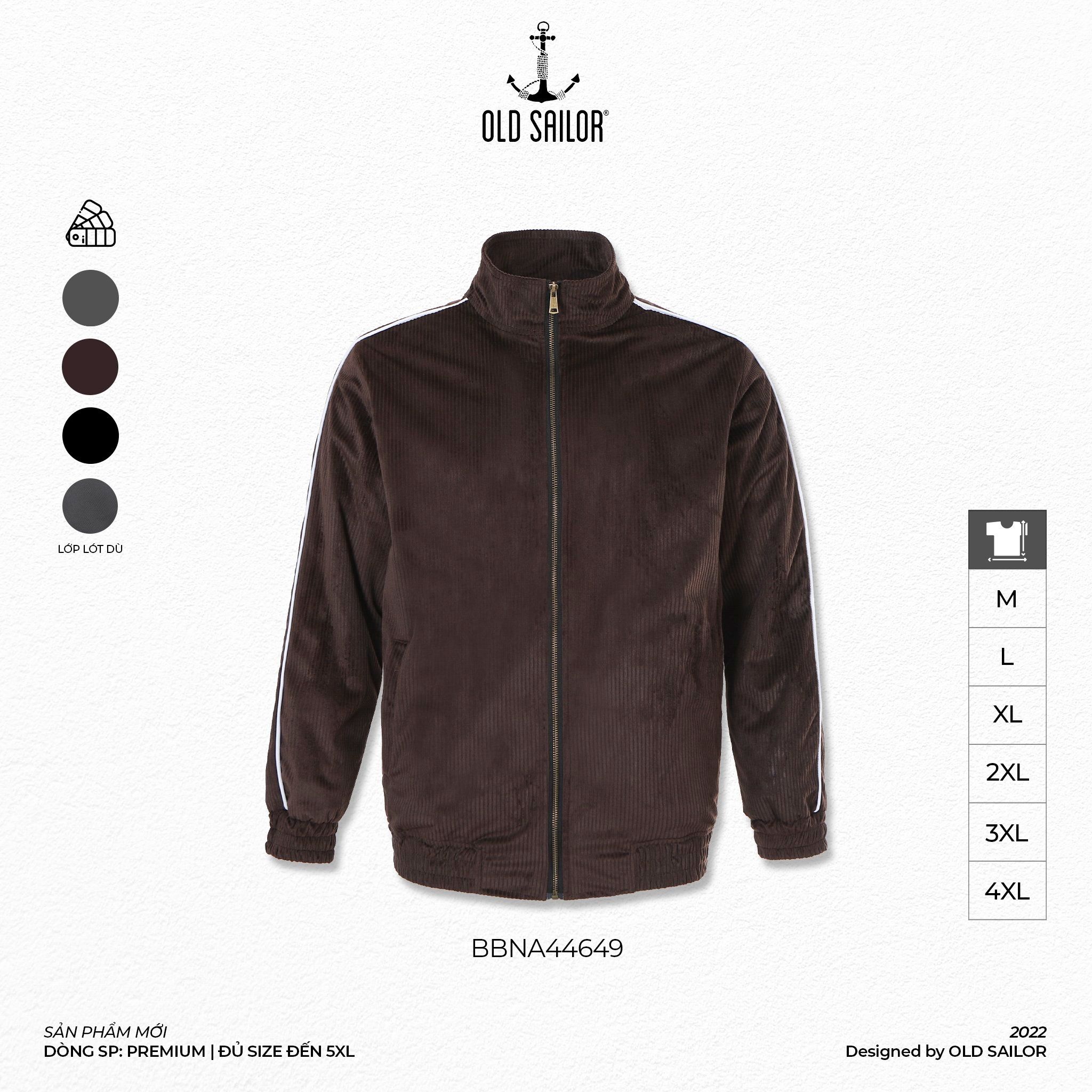  Áo Khoác Nam Lót Dù Ticke Bomber Old Sailor - BBNA44649 - Big size upto 4XL 