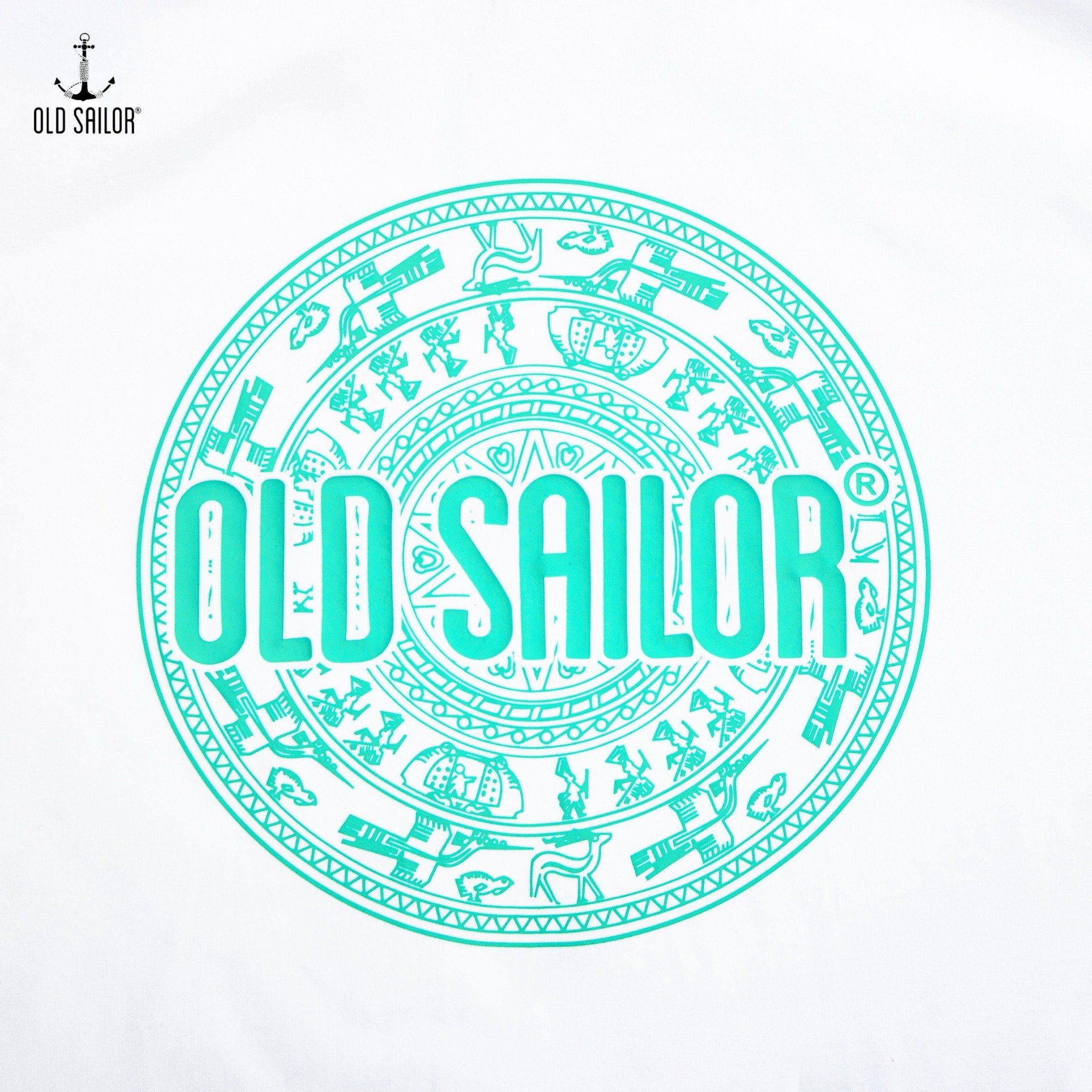  Áo thun họa tiết Trống Đồng Old Sailor - ATGA 88572 - trắng - Big Size Upto 5XL 
