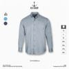 Sơ mi nam vải bamboo Old Sailor - O.S.L PREMIUM BAMBOO LONG SHIRT - GREY - SMXD88544 - xám đậm - Big size upto 5XL
