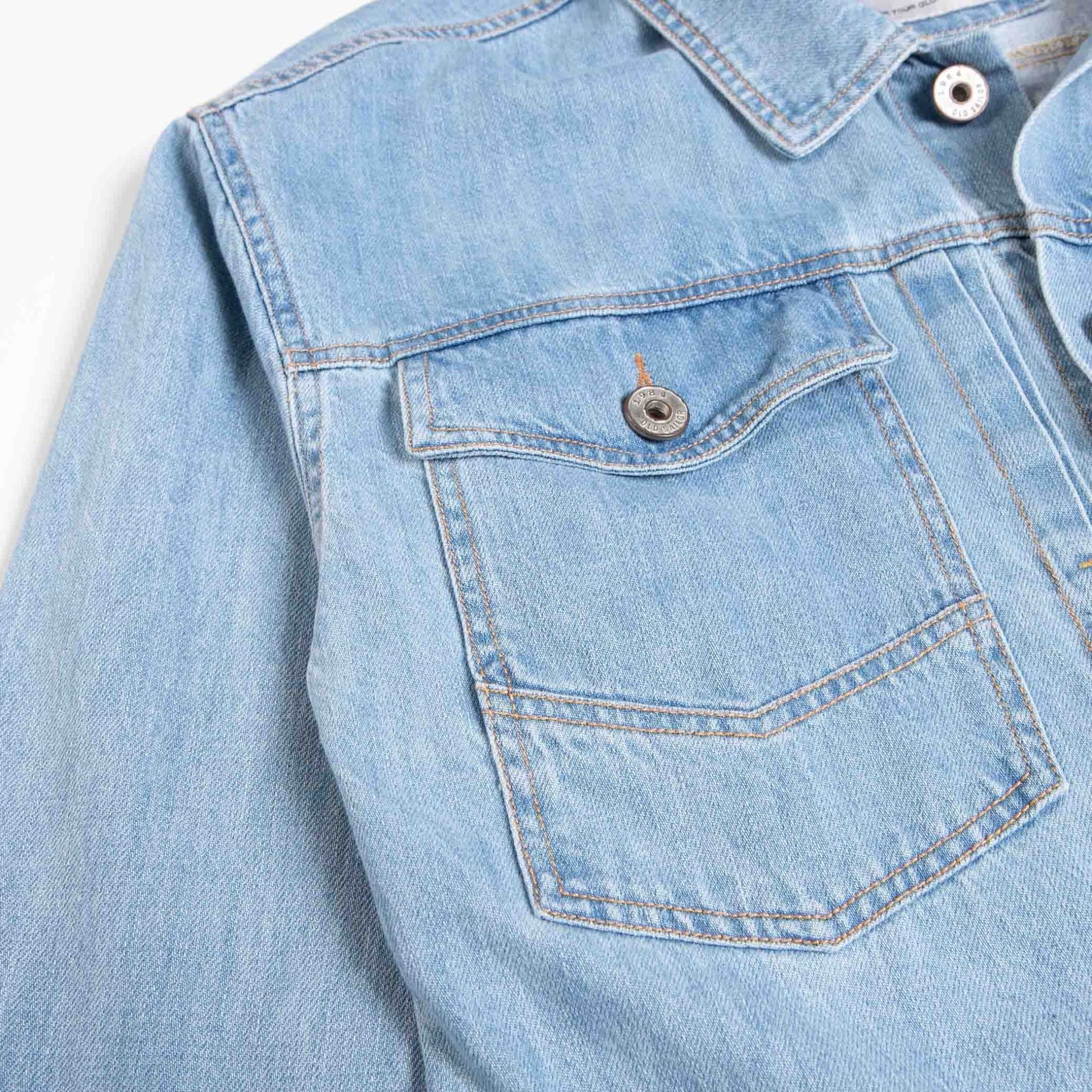  Áo Khoác Denim Phom oversize Old Sailor - JKXN44639 - Big size upto 4XL 