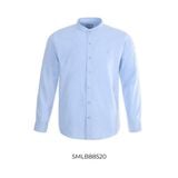  Áo sơ mi cổ trụ nam tay dài Old Sailor - OSL LONG SLEEVE OXFORD SHIRT - BLUE - SMLB88520 - xanh - Big size upto 5XL 