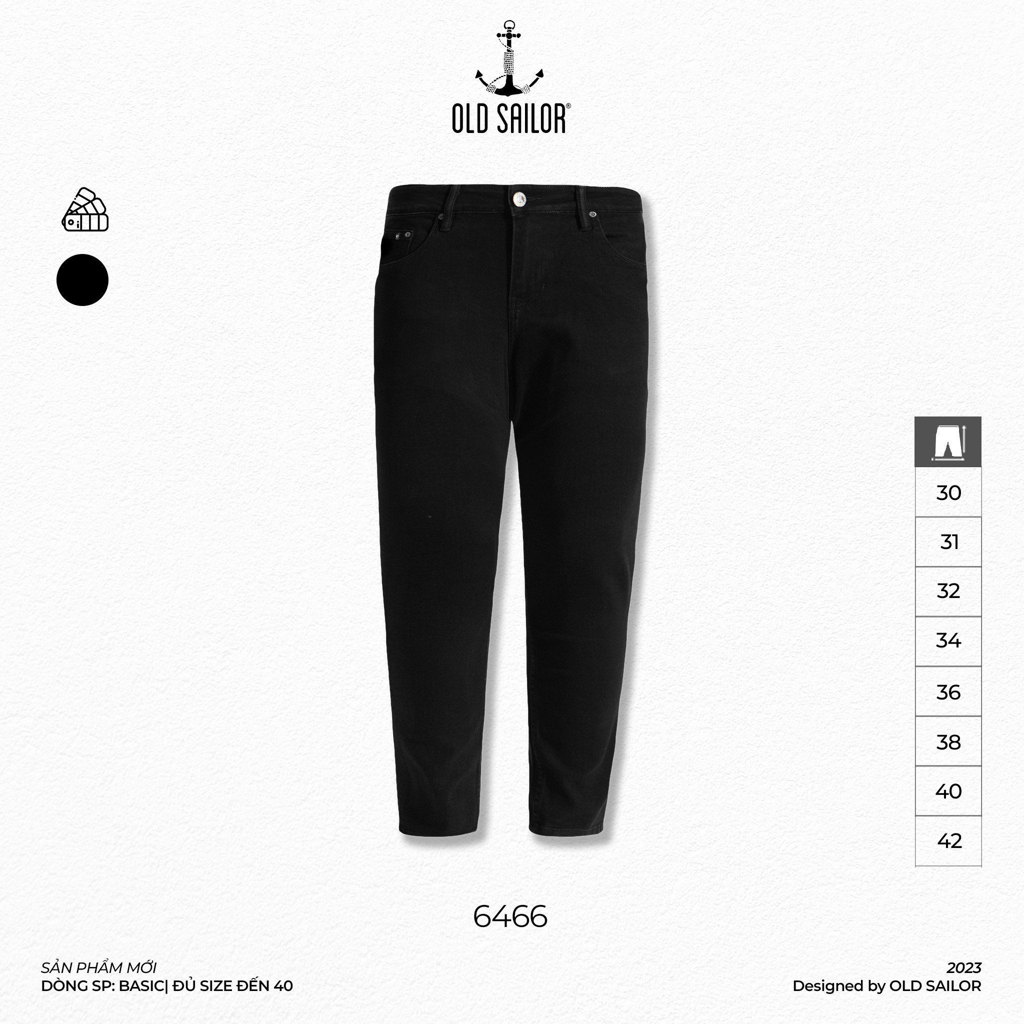  Quần Jean Nam Form Skinny Old Sailor - 6466 - Big size upto 42 
