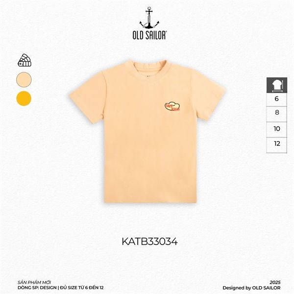  Áo Thun Trẻ Em May Mắn Old Sailor - KATB 33034 