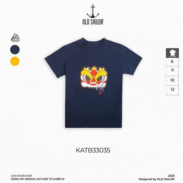  Áo Thun Trẻ Em Phát Tài Old Sailor - KATB 33035 