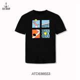  Áo thun nam họa tiết Old Sailor - O.S.L TENNIS TEE - BLACK - ATDE88553 - Big size upto 5XL - 2023 