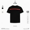 Áo thun nam họa tiết Old Sailor - O.S.L RED LINE TEE - BLACK - ATDE31004 - Big size upto 5XL