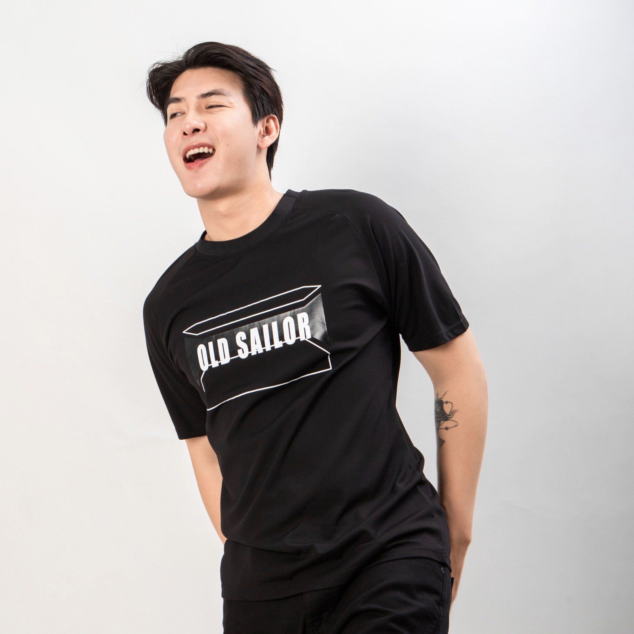  Áo Thun Nam Raglan Vải Aero Cool Old Sailor - ATBL33019 - Big Size Upto 5XL - 2024 