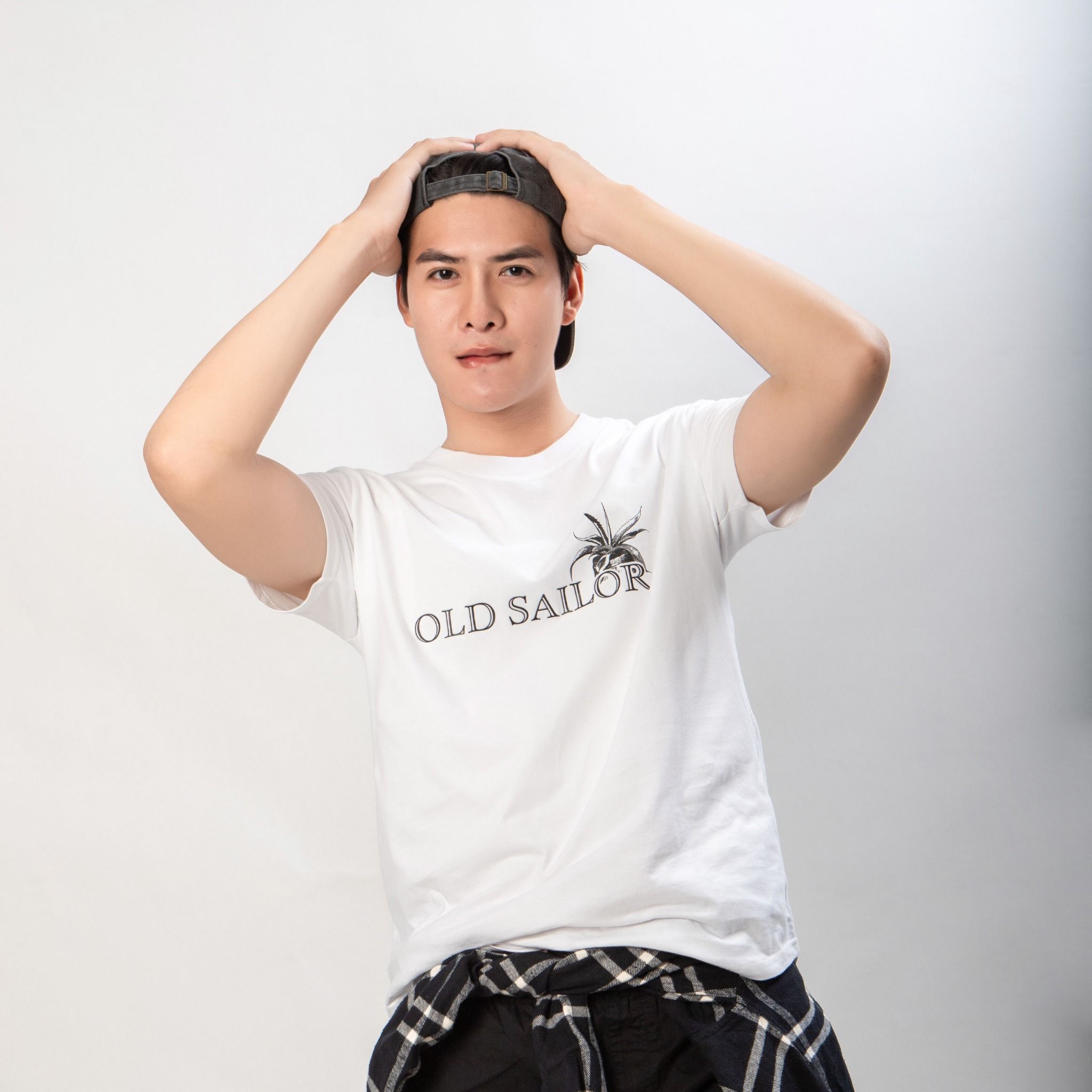  Áo Thun Nam Họa Tiết Catus Long Tee Old Sailor - ATGA88593 - Big Size upto 5XL - SN8 - 2024 