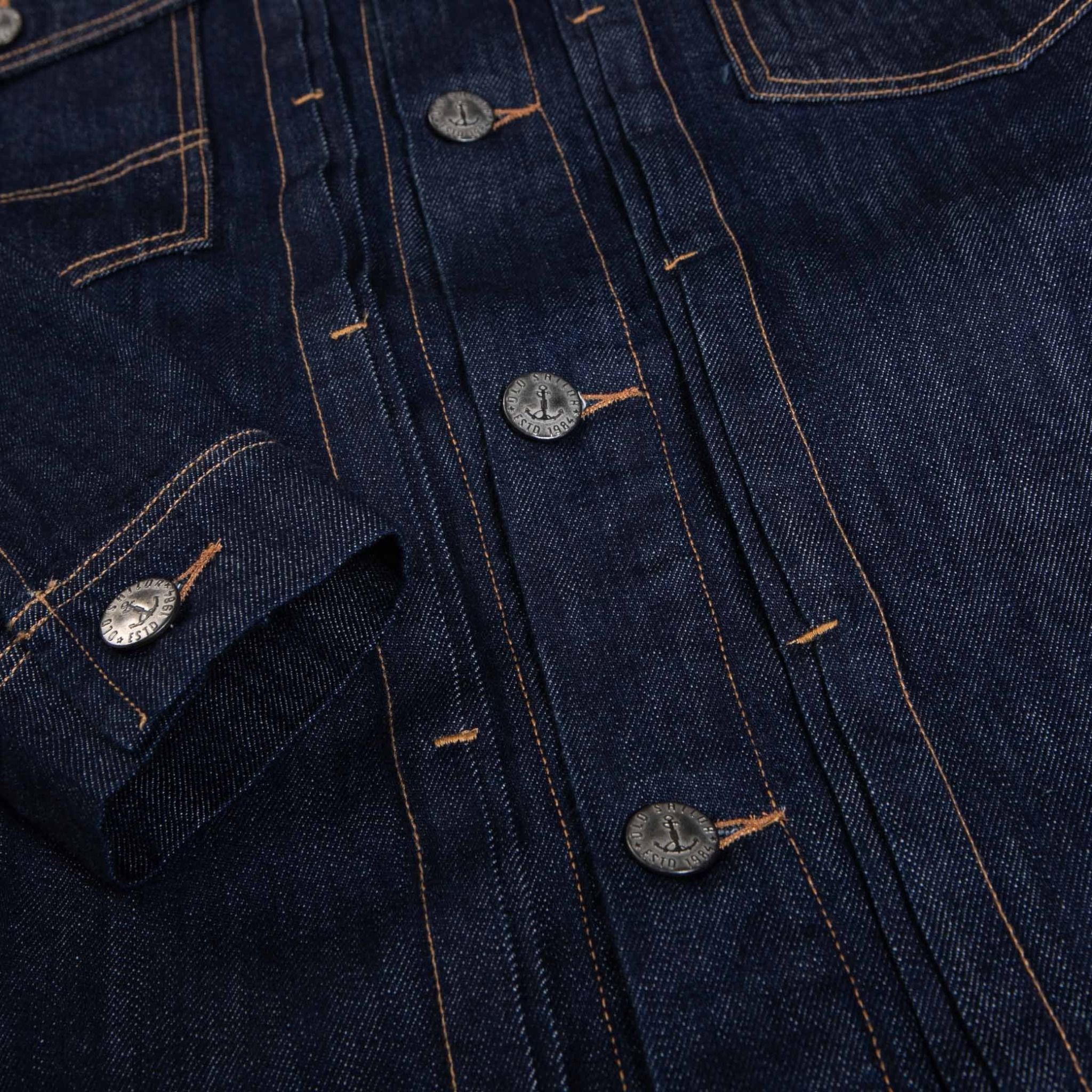  Áo Khoác Denim Phom oversize Old Sailor - JKXD 44639 - Big size upto 4XL 