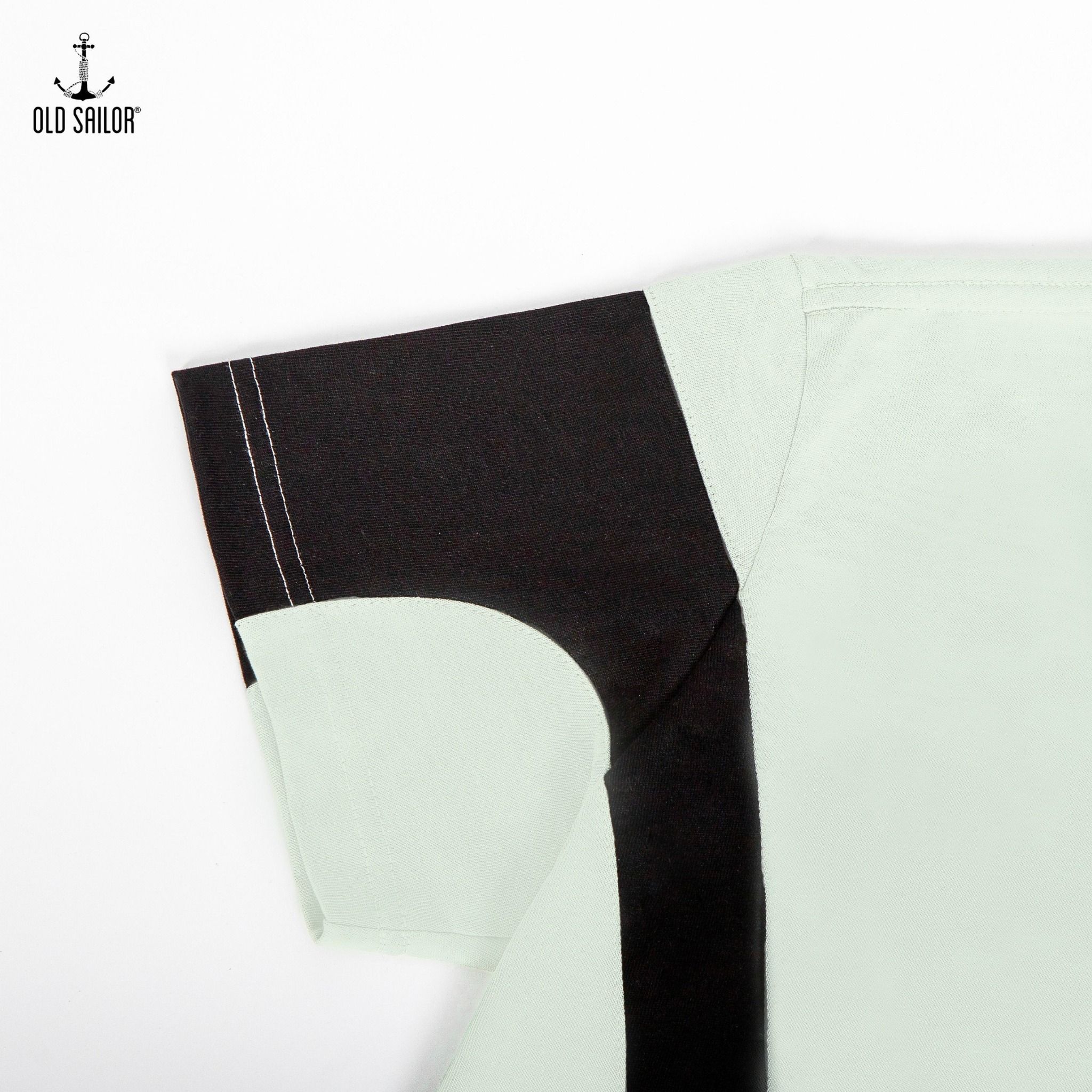  Áo thun block core Old Sailor - ATXA88576 - xanh - Big size upto 5XL 