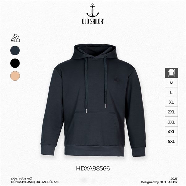  Áo Hoodie Nam Old Sailor - HDXA88566 - Big size upto 5XL 