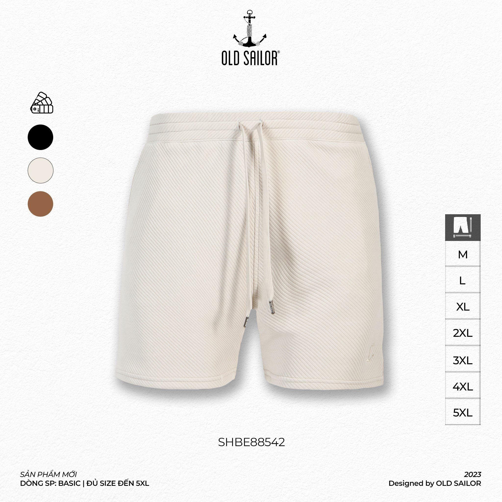  Quần Short vải xốp Old Sailor - SHBE88542 - Big size upto 5XL 