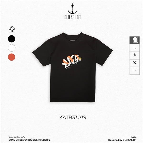  Áo Thun Trẻ Em Quấn Quýt Old Sailor - KATB 33039 