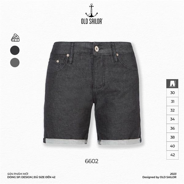  Quần Short Denim Old Sailor - 6602 - Big size upto 42 