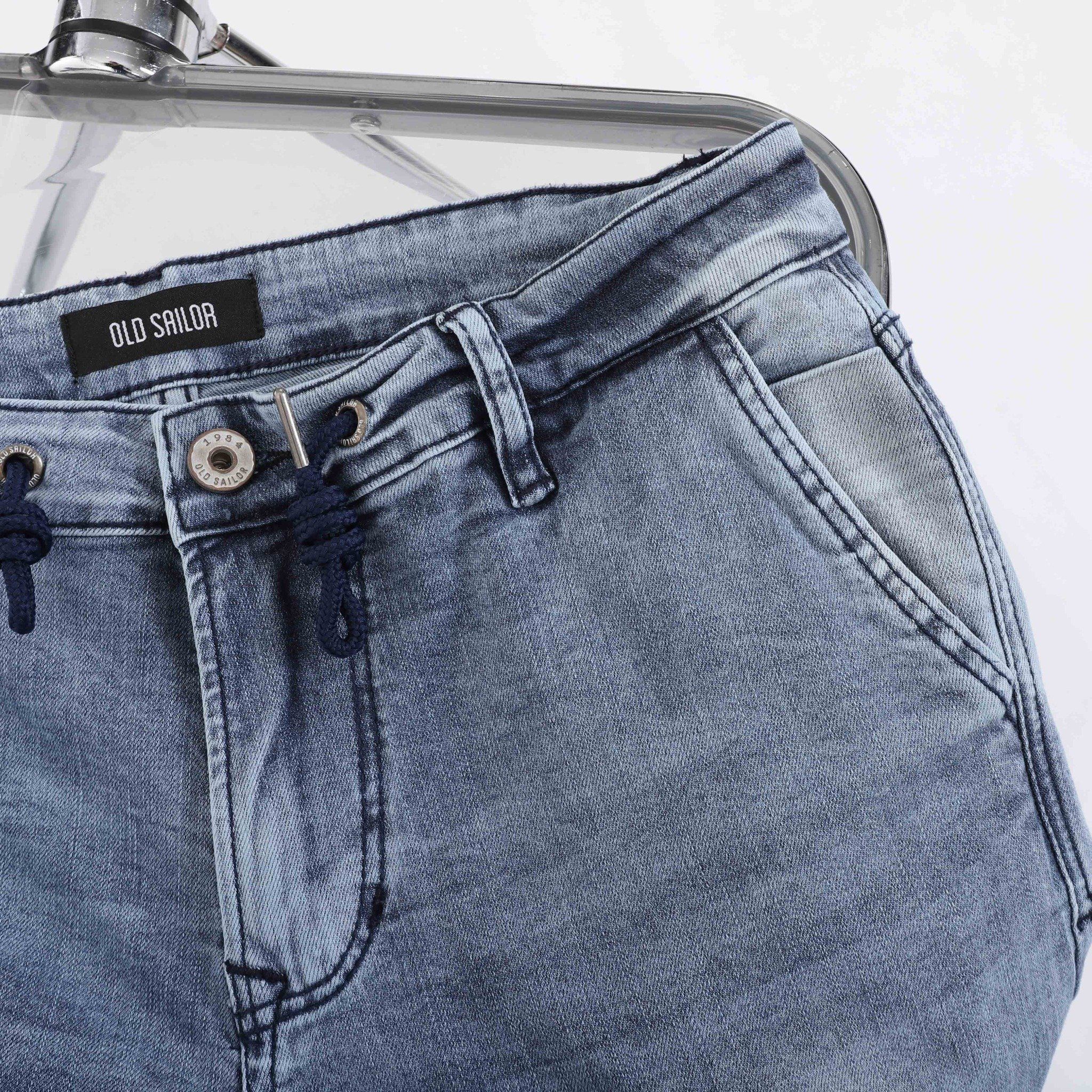  Quần Jean Nam Form Carrot Dây Rút Old Sailor - 6388 - Big size upto 42 
