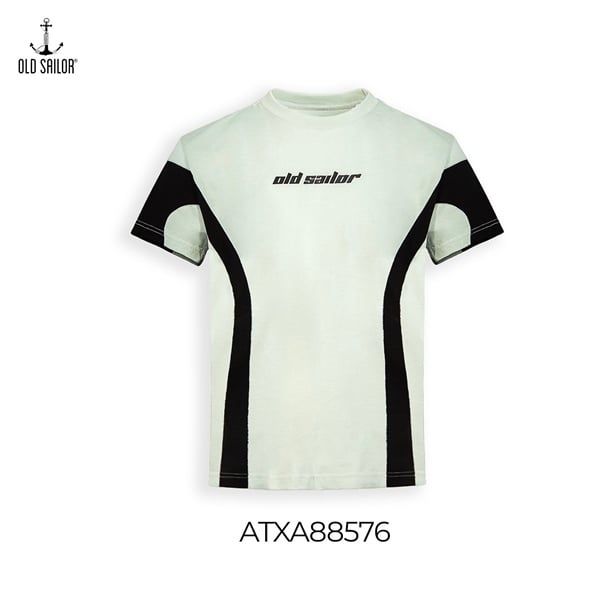  Áo thun block core Old Sailor - ATXA88576 - xanh - Big size upto 5XL 