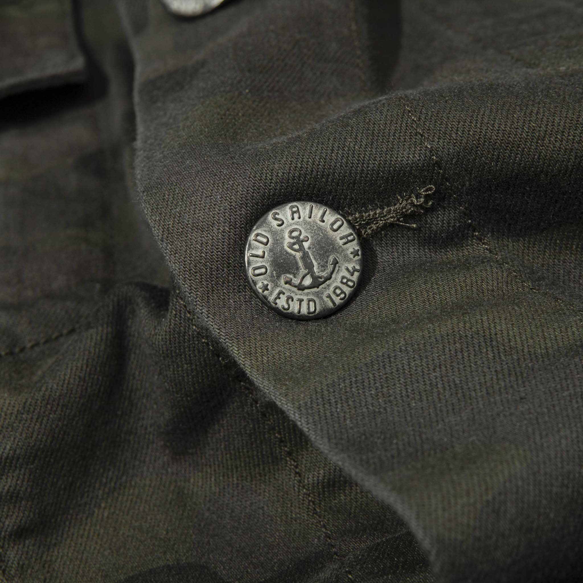  Áo Khoác Denim Camo Old Sailor - JKCM44633 - Big Size upto 4XL 