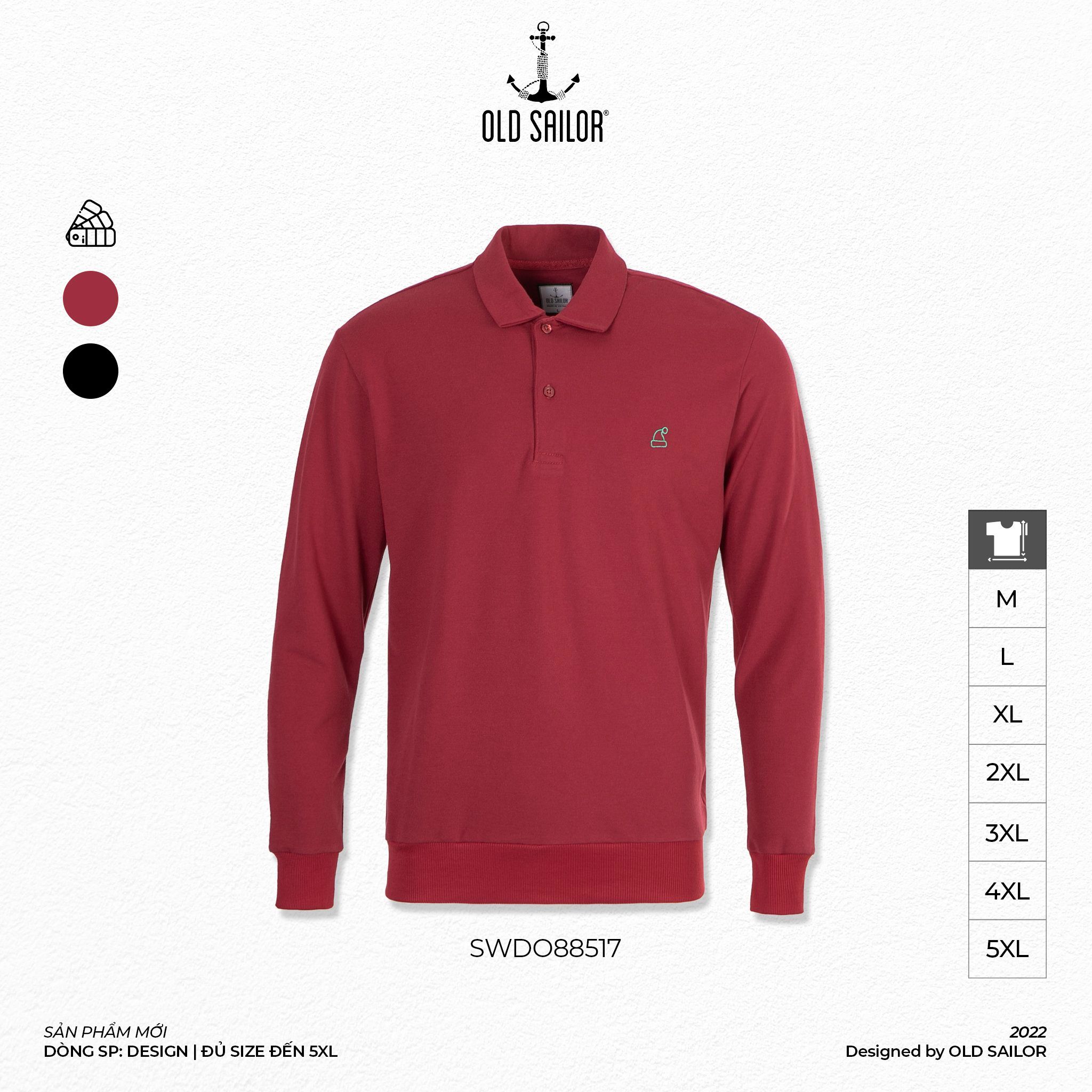  Áo Sweater Nam Có Cổ Old Sailor - SWDO88517 - Big size upto 5XL 