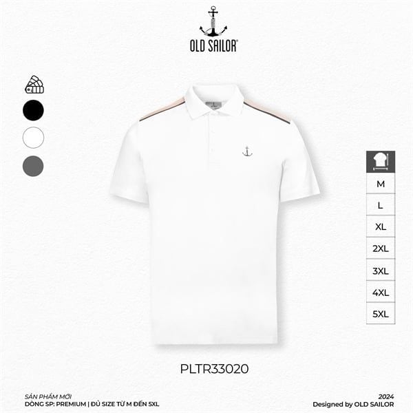  Áo Polo Nam Vải Aero Cool Old Sailor - PLTR33020 - Big Size Upto 5XL 