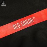  Áo thun nam họa tiết Old Sailor - O.S.L RED LINE TEE - BLACK - ATDE31004 - Big size upto 5XL 