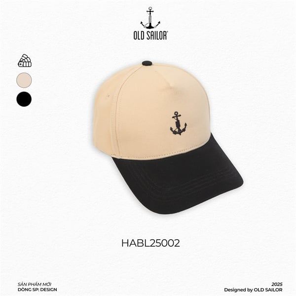  Nón Lưỡi Trai Peak Combine Old Sailor - HABL 25002 