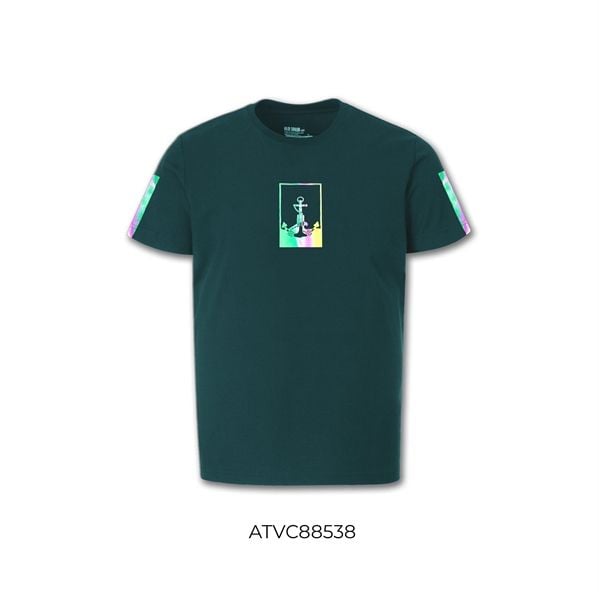  Áo thun thể thao phản quang Old Sailor - O.S.L ACTIVE TEE - GREEN - ATVC 88538 - xanh - Big size upto 5XL - 2023 