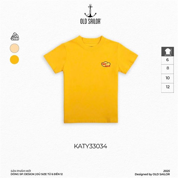  Áo Thun Trẻ Em May Mắn Old Sailor - KATY 33034 