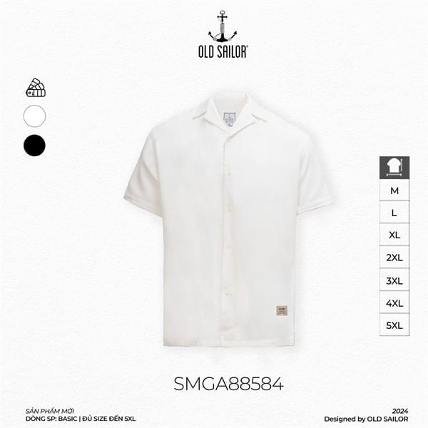  Áo Sơ Mi Linen Old Sailor - SMGA88584 - Big size upto 5XL 