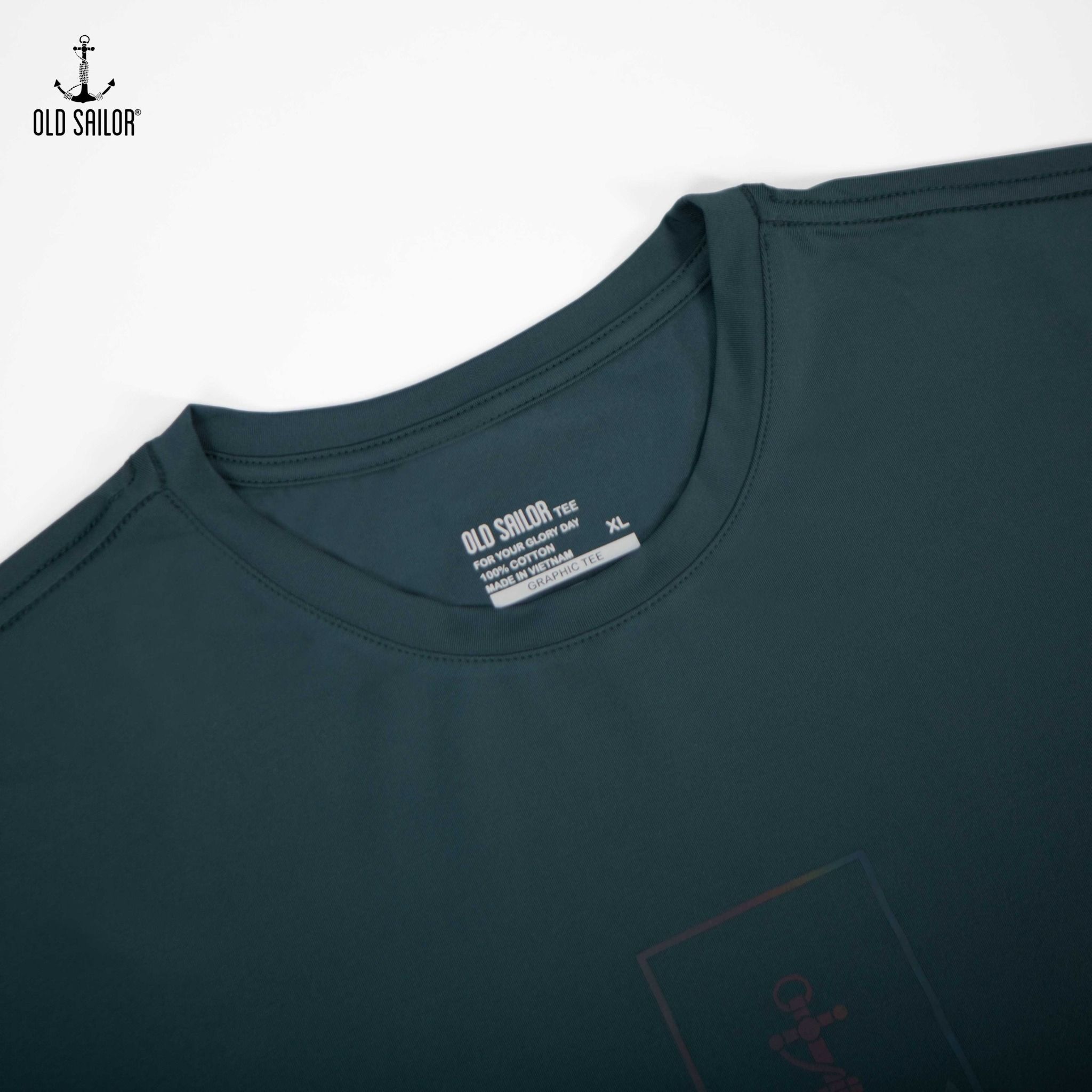  Áo thun thể thao phản quang Old Sailor - O.S.L ACTIVE TEE - GREEN - ATVC 88538 - xanh - Big size upto 5XL - 2023 