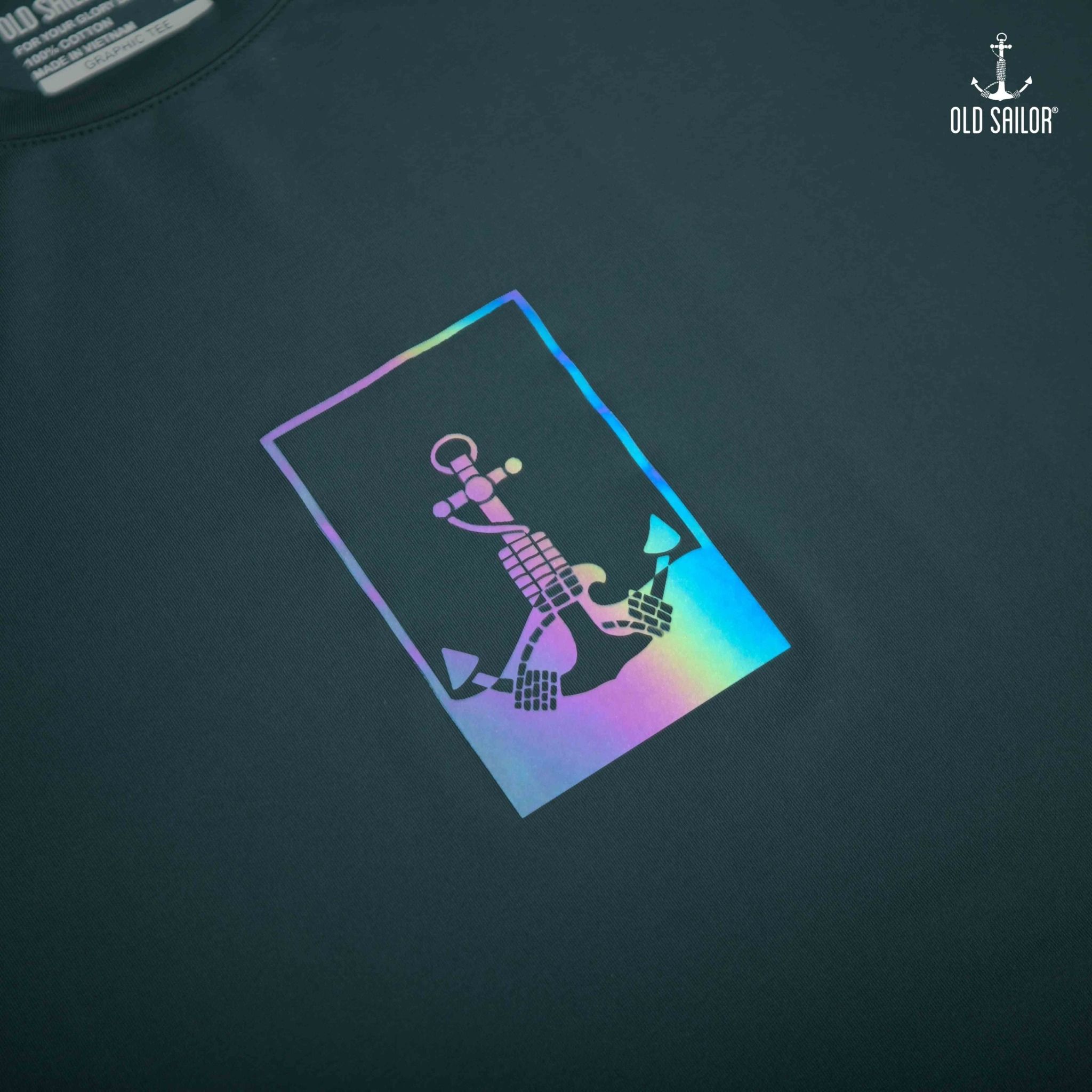  Áo thun thể thao phản quang Old Sailor - O.S.L ACTIVE TEE - GREEN - ATVC 88538 - xanh - Big size upto 5XL - 2023 