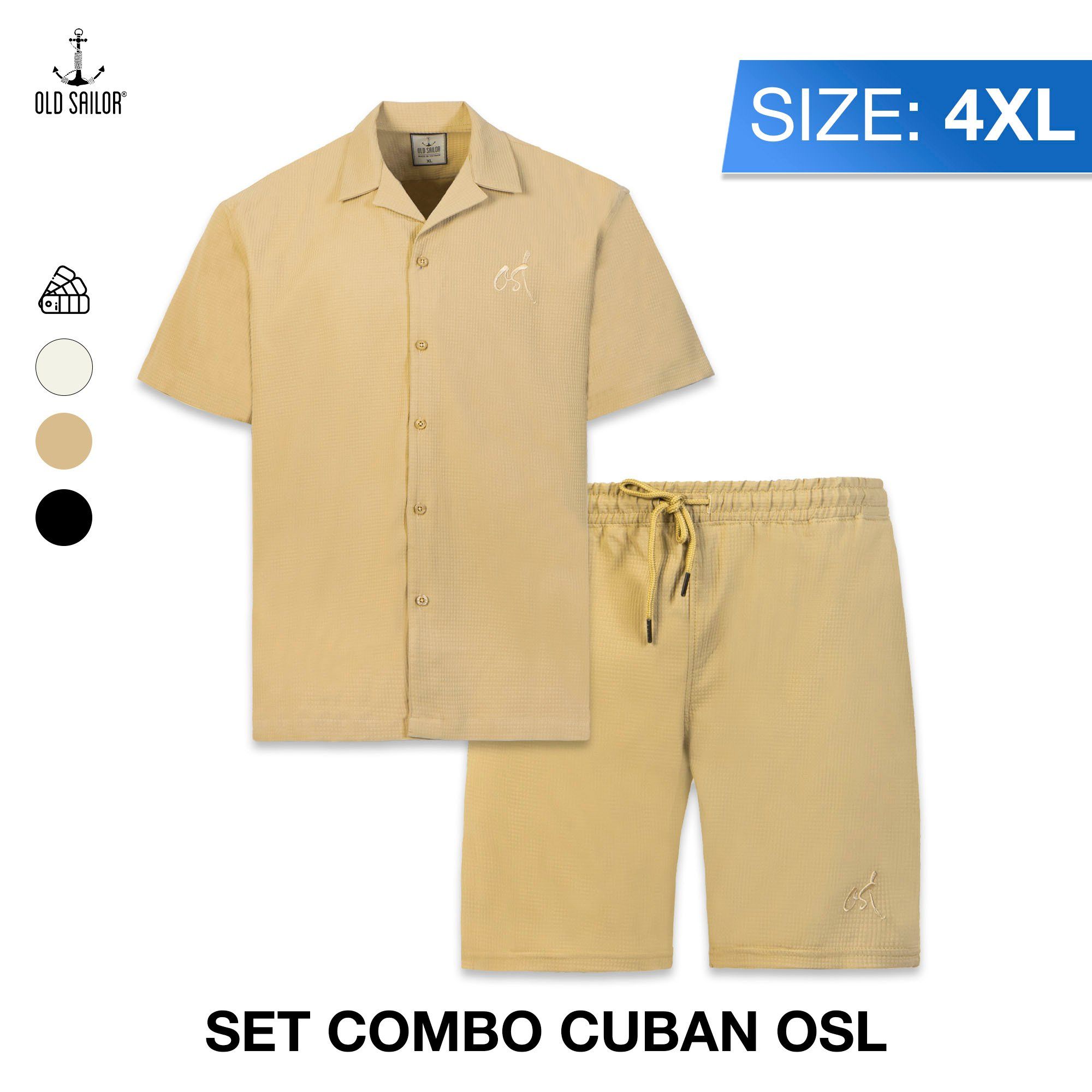  Set Combo CuBan Old Sailor (SMBR88638 + SHBR88639) - Size 4XL 