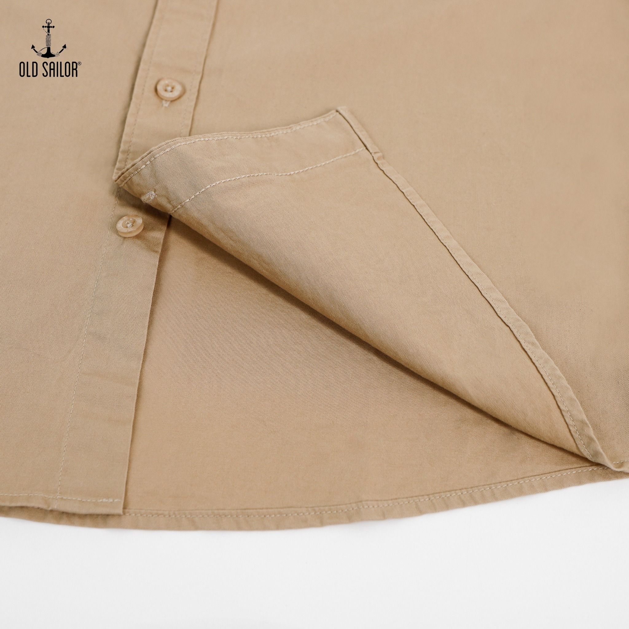  Áo Sơ Mi Nam Kaki OldSailor - SMBE88548 - Big size upto 5XL 