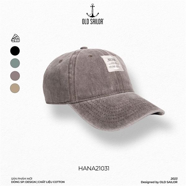  Nón Lưỡi trai wash Old Sailor - HANA 21031 