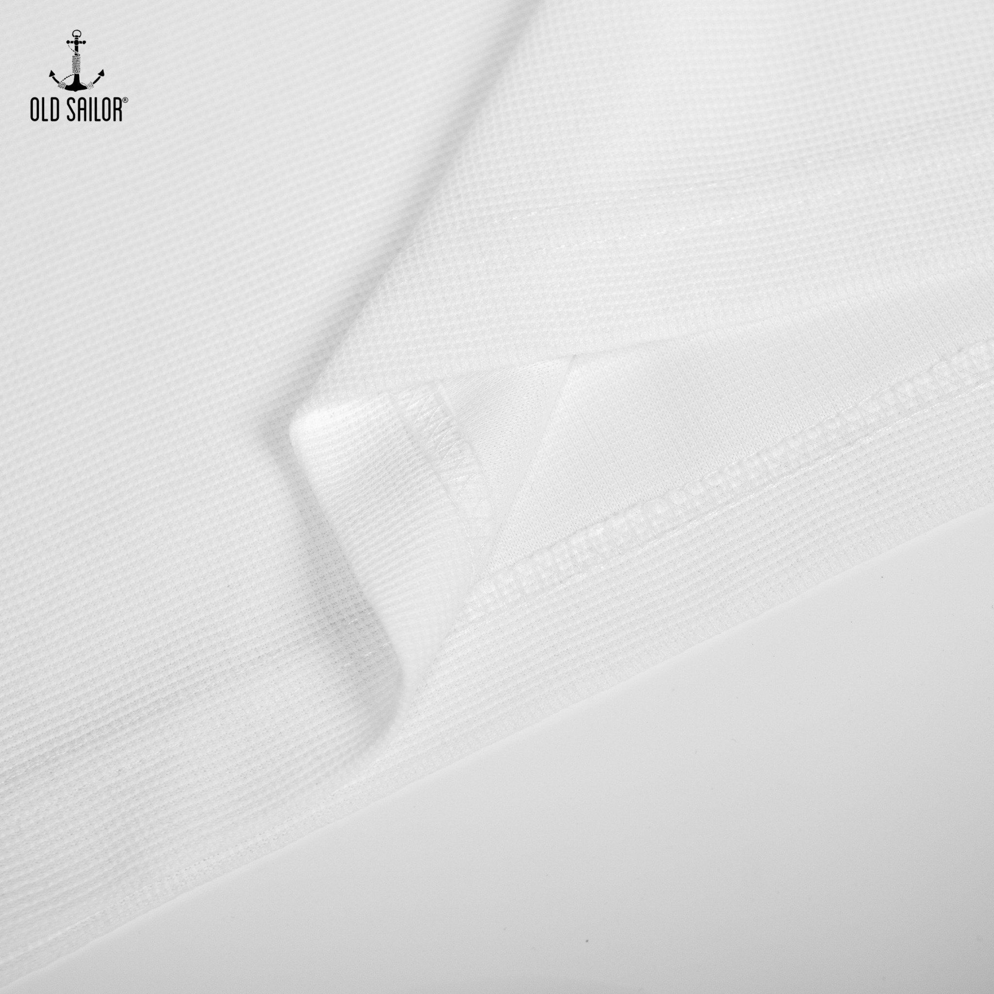  Áo polo phối cổ Old Sailor - white - PLGA88563 - trắng - Big size upto 5XL 